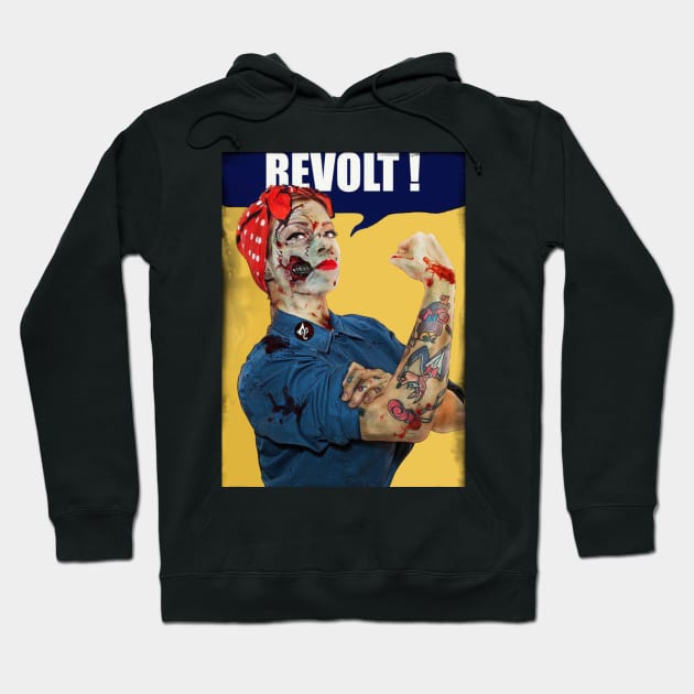 Aggressive Comix - Revolt Hoodie by Aggressive Comix